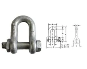 G2150 US BOLT TYPE CHAIN SHACKLE