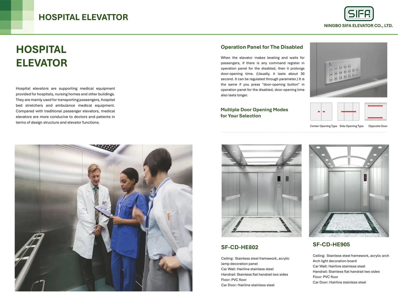Hospital Elevator